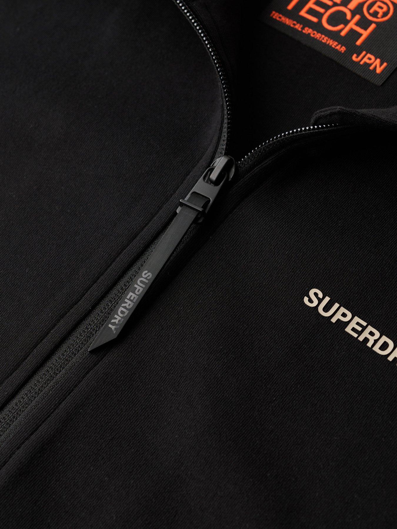Image 6 of 6 of Superdry Code Tech Track Top - Black