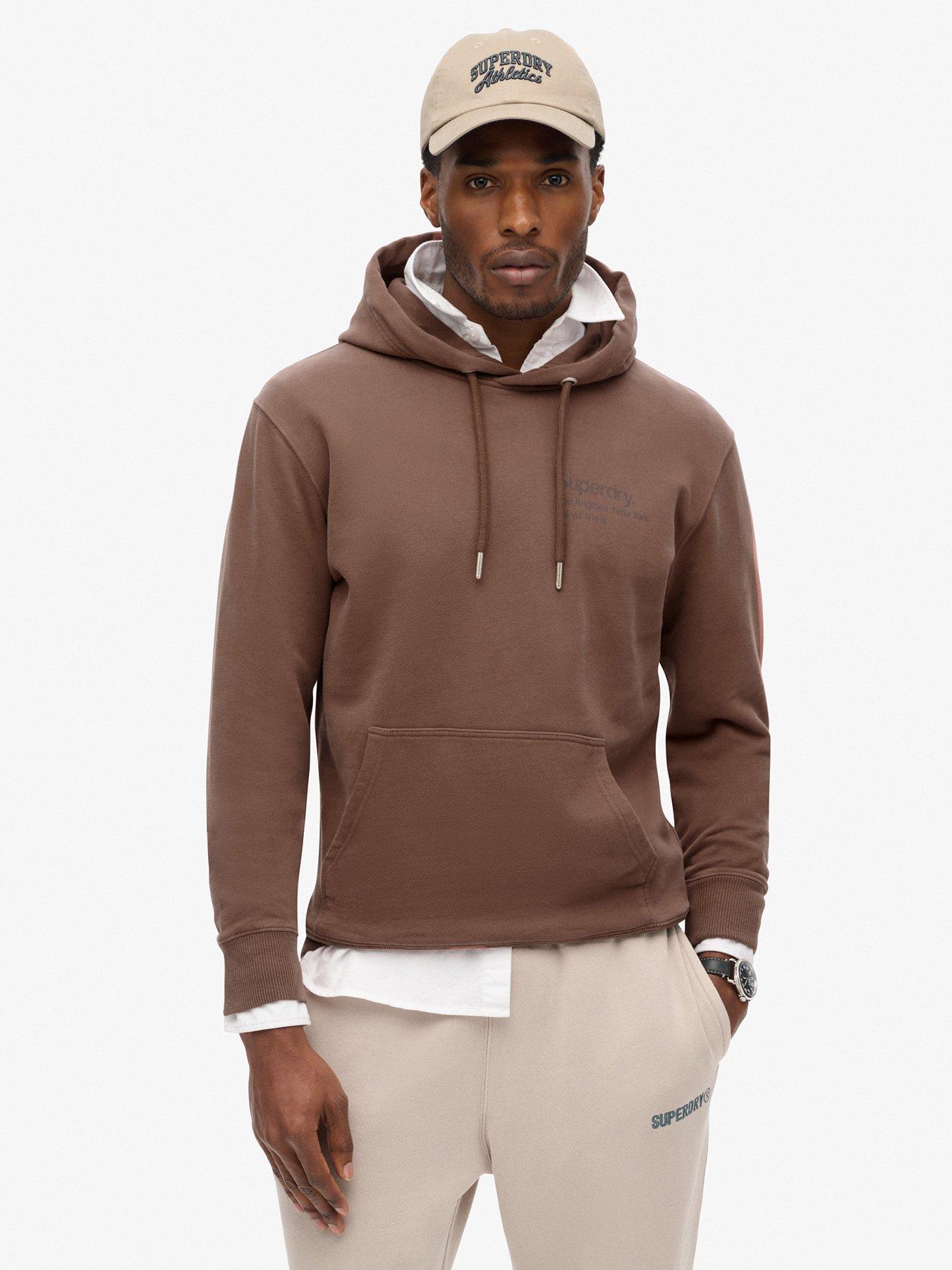 undefined Core Logo City Loose Hoodie - Beige