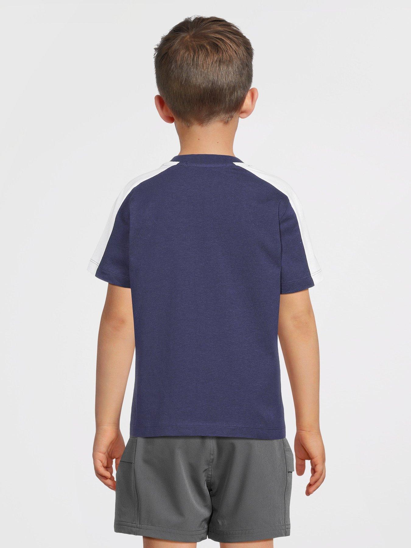 Image 2 of 5 of The Very Collection Boys Brooklyn Sports T-shirt- Blue