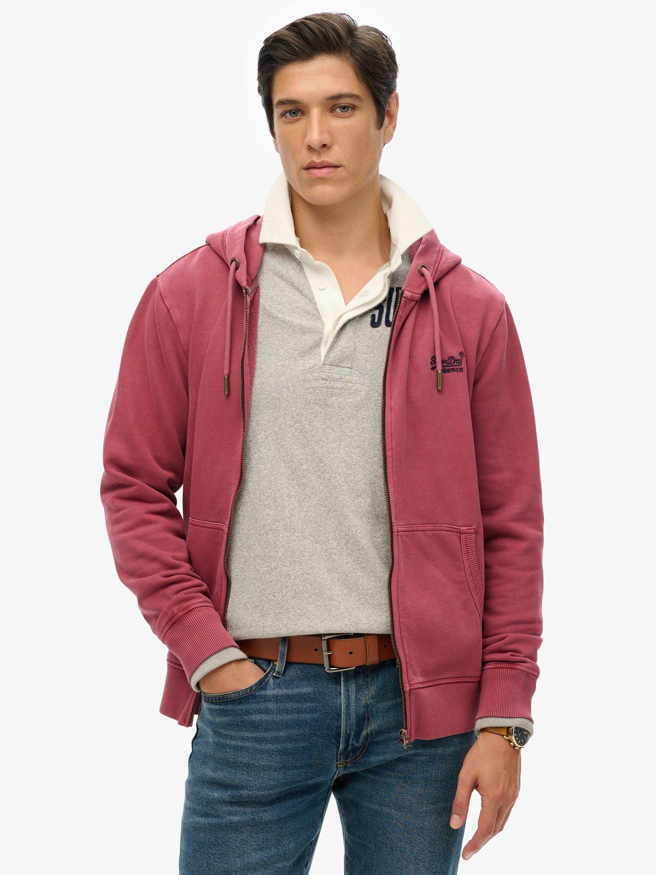 undefined Essential Logo Washed Zip Hood Jacket