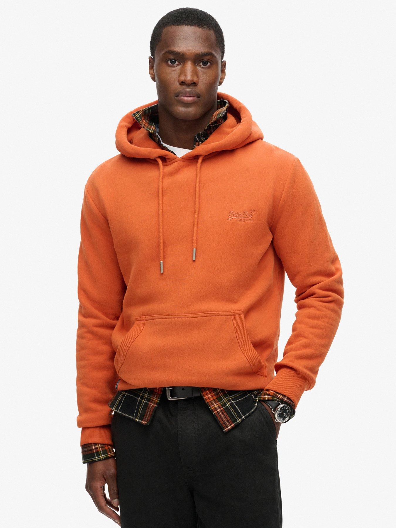undefined Essential Logo Hoodie- Orange