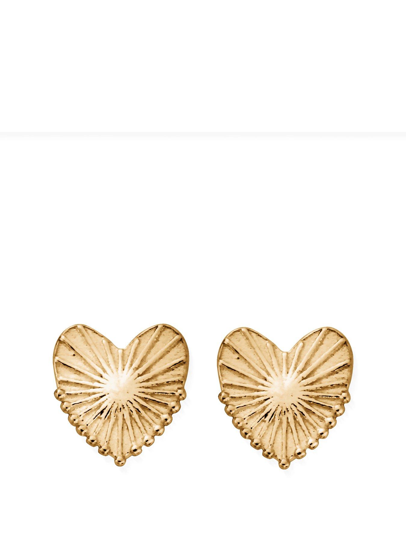undefined Gold Glowing Beauty Stud Earrings