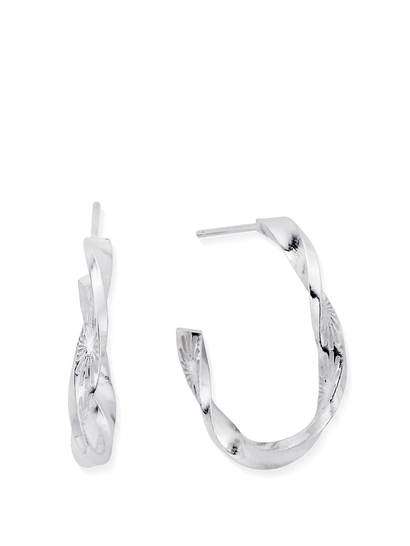 undefined Sun Twisted Hoops