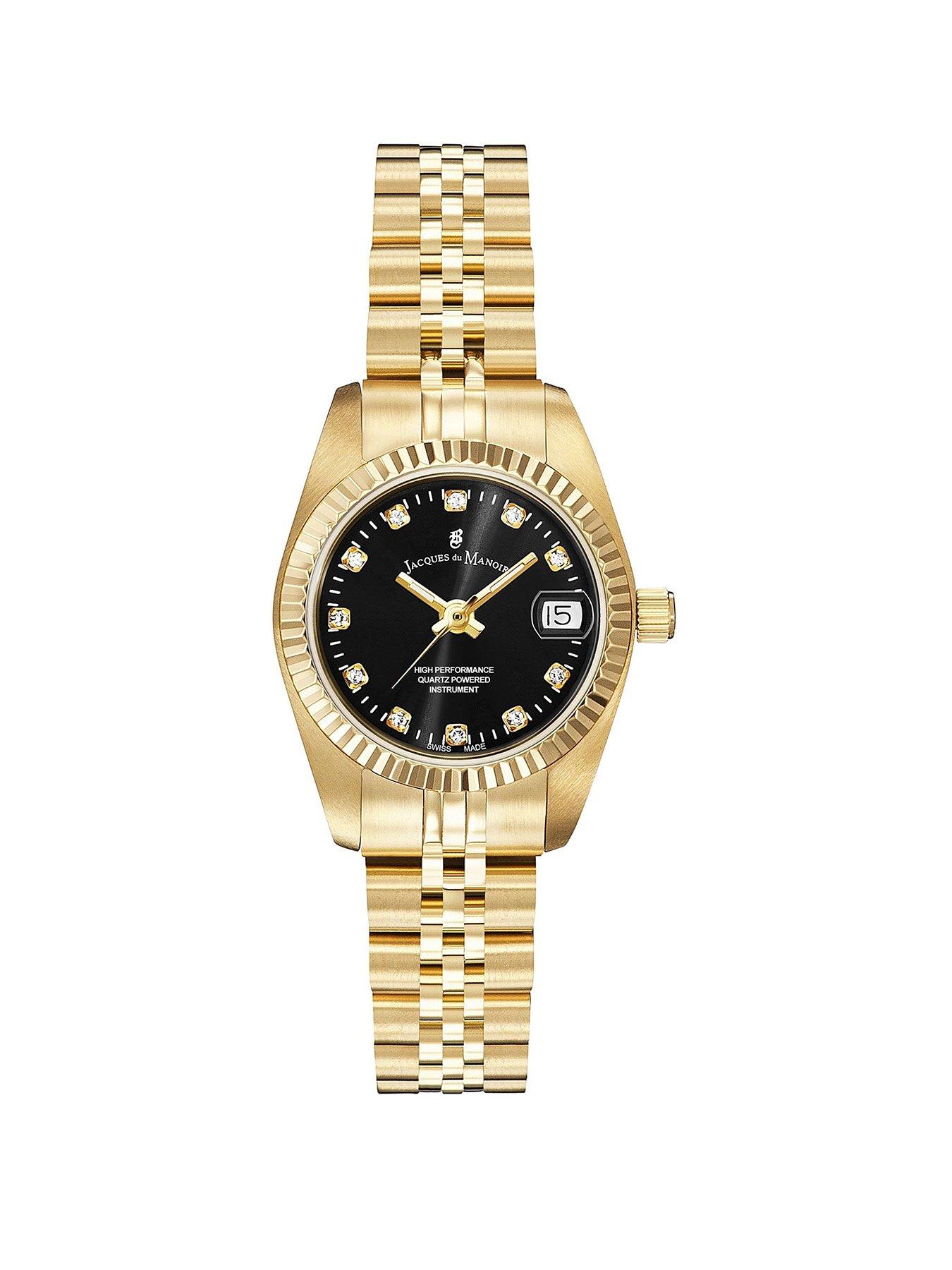 undefined Swiss-made Ladies Inspiration Gold Plated Bracelet Watch
