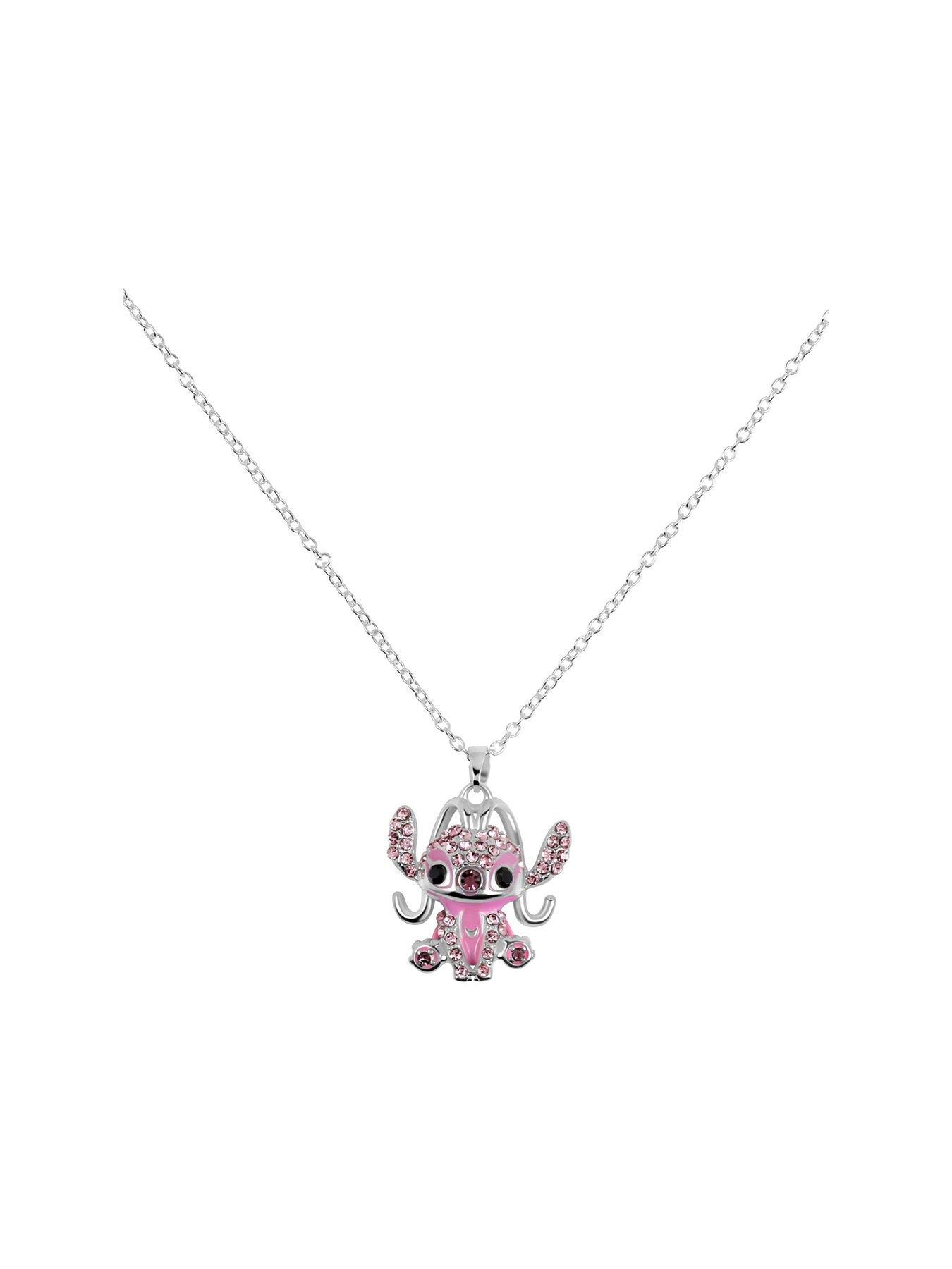 undefined Angel Stone Set Pendant Necklace