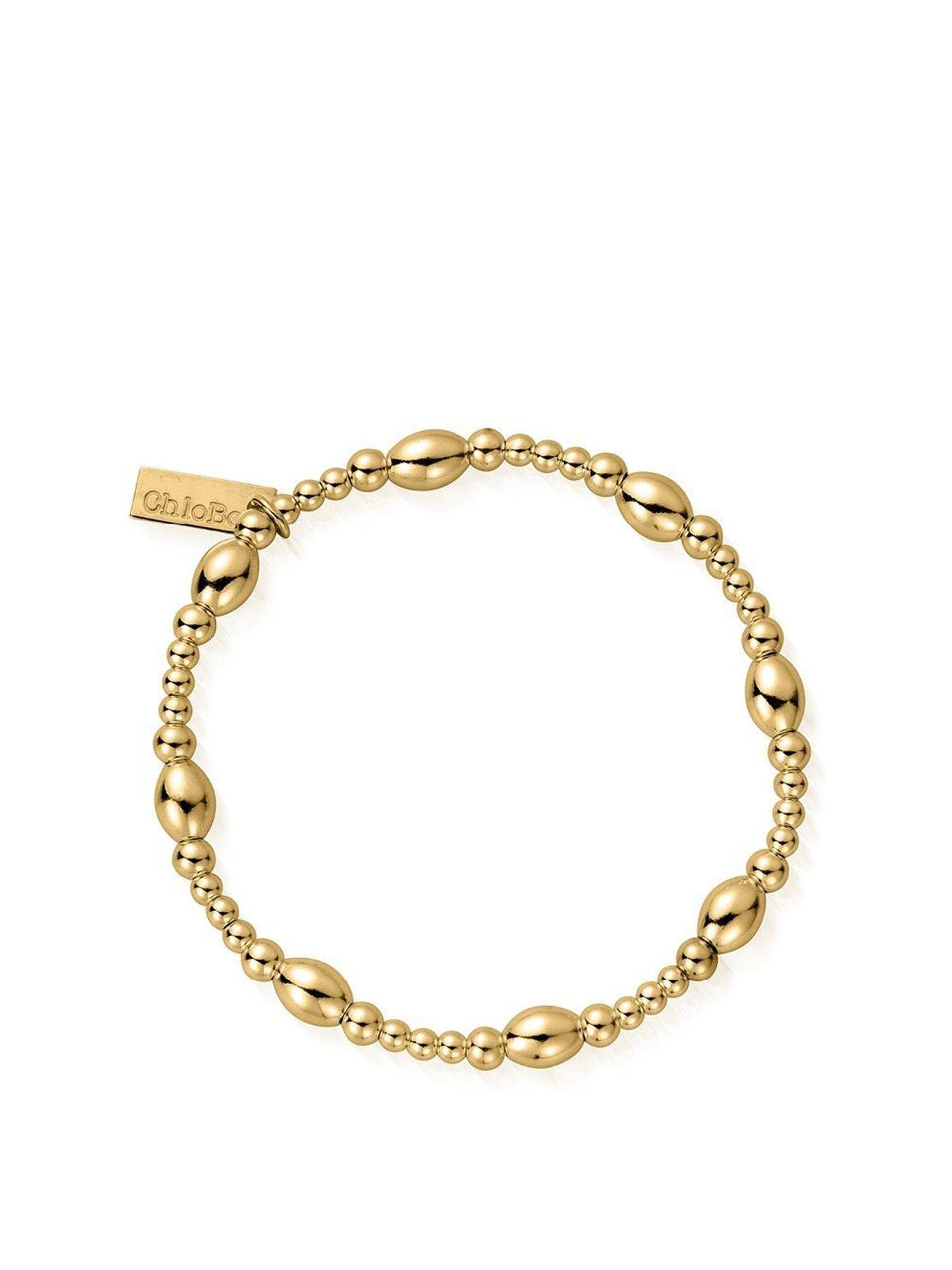 ChloBo Gold Cute Oval Bracelet