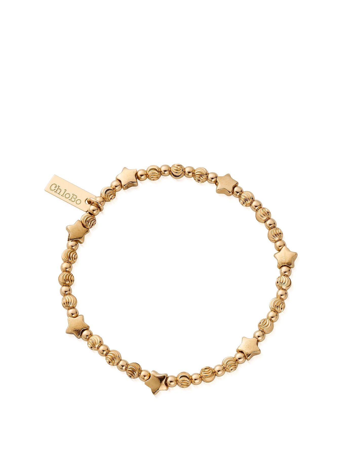 undefined Gold Multi Inset Star Bracelet