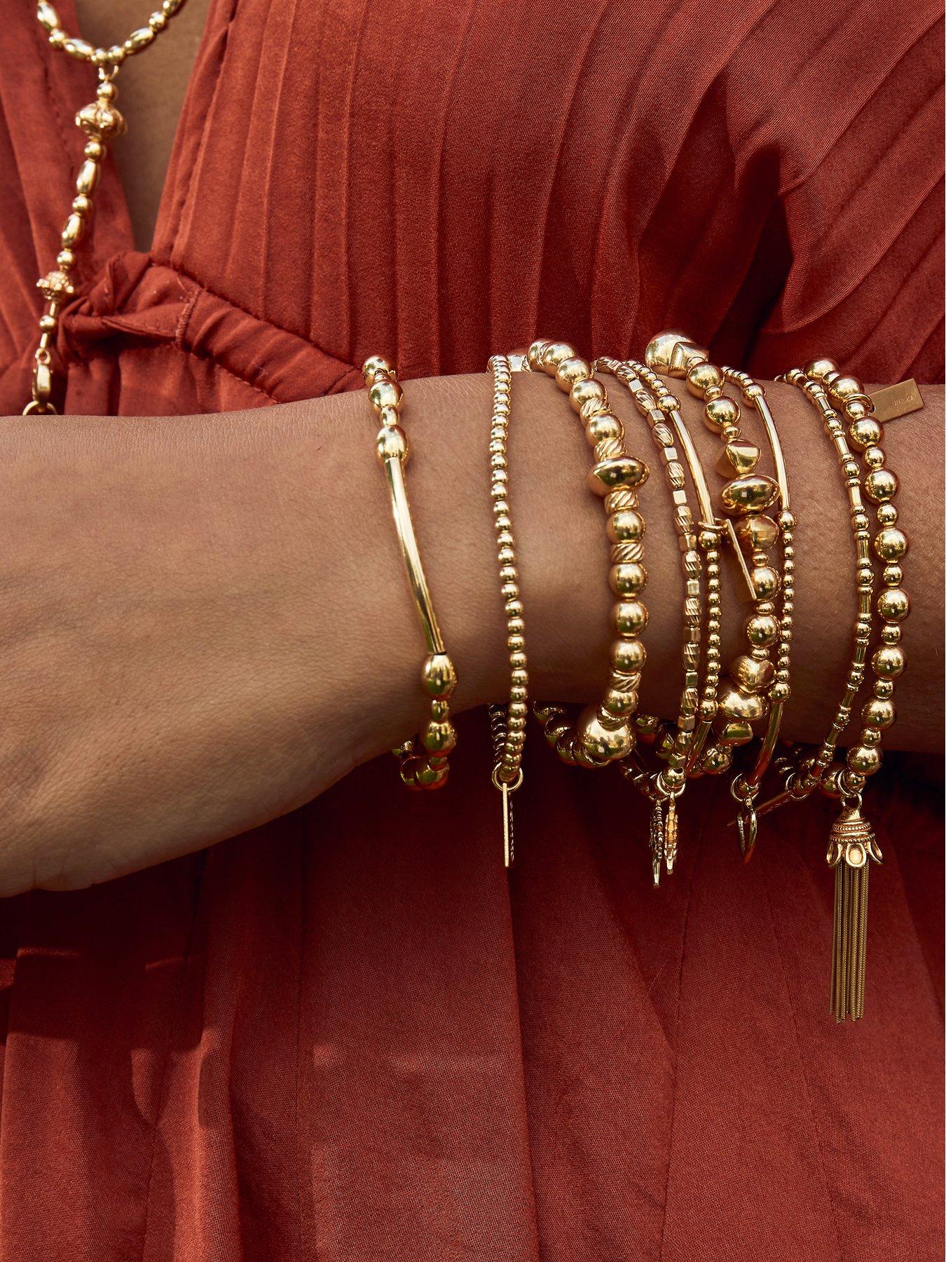Image 2 of 2 of ChloBo Gold Twisted Disc Bracelet