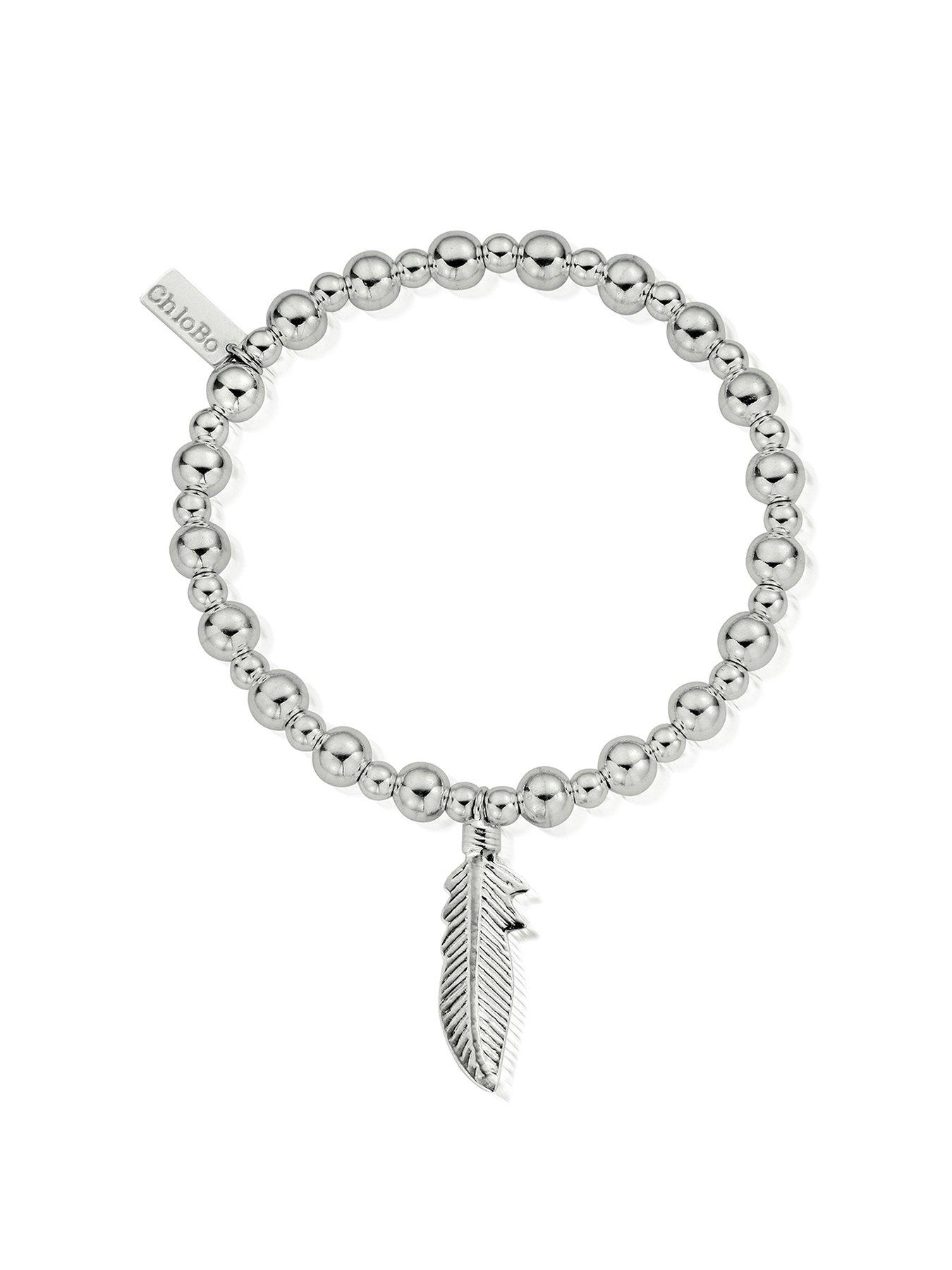 undefined Mini Small Ball Feather Bracelet