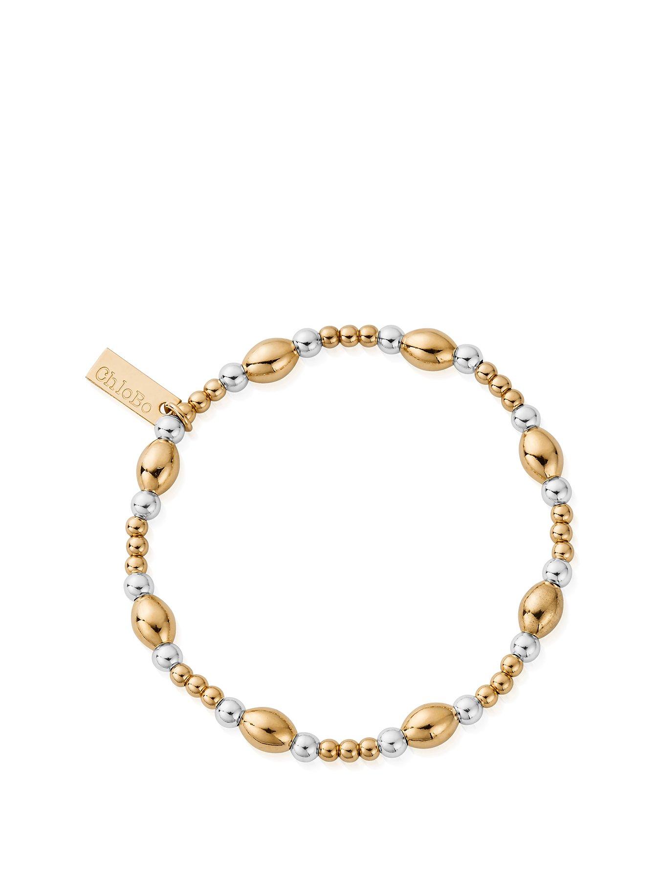 undefined Mixed Metal Cute Oval Bracelet