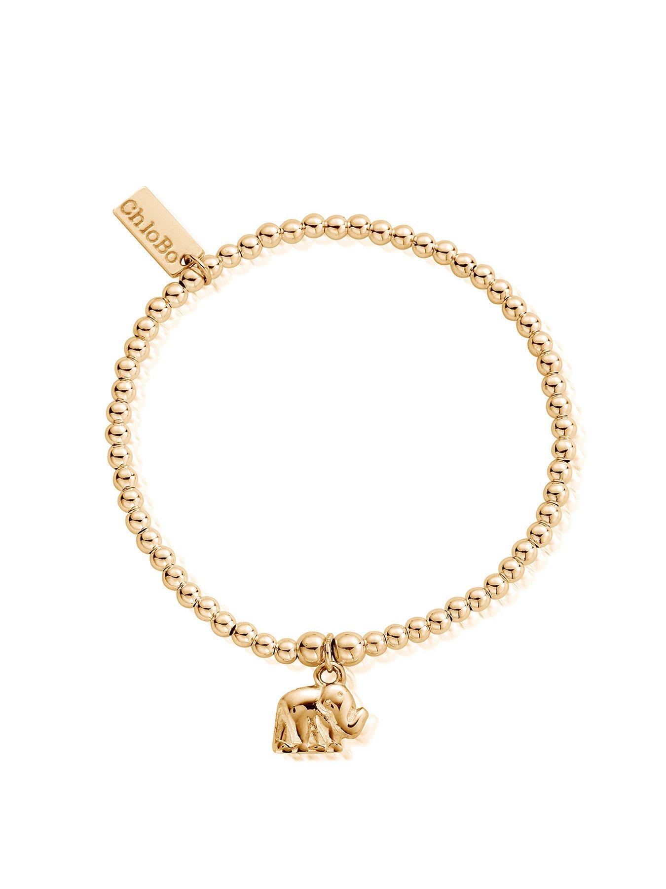 undefined Gold Cute Charm Elephant Bracelet