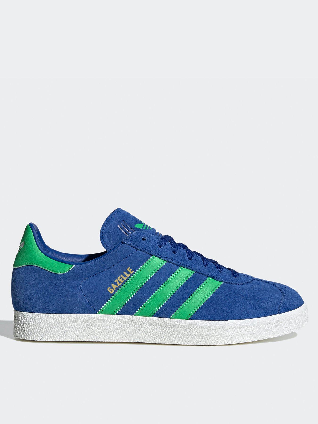 adidas Originals Mens Gazelle Trainers Blue Very