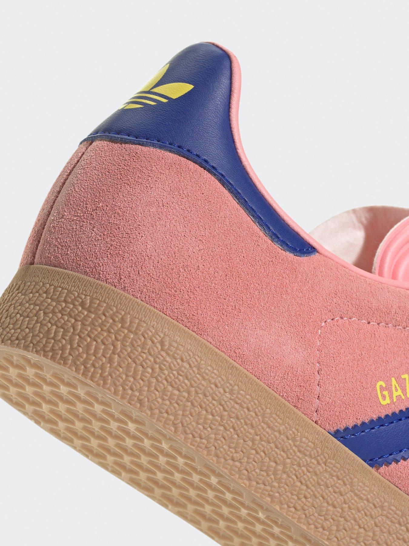 adidas gazelle silver green womens Adidas Gazelle Indoor Trainers Bliss Pink / Black / Collegiate Purple main image 1