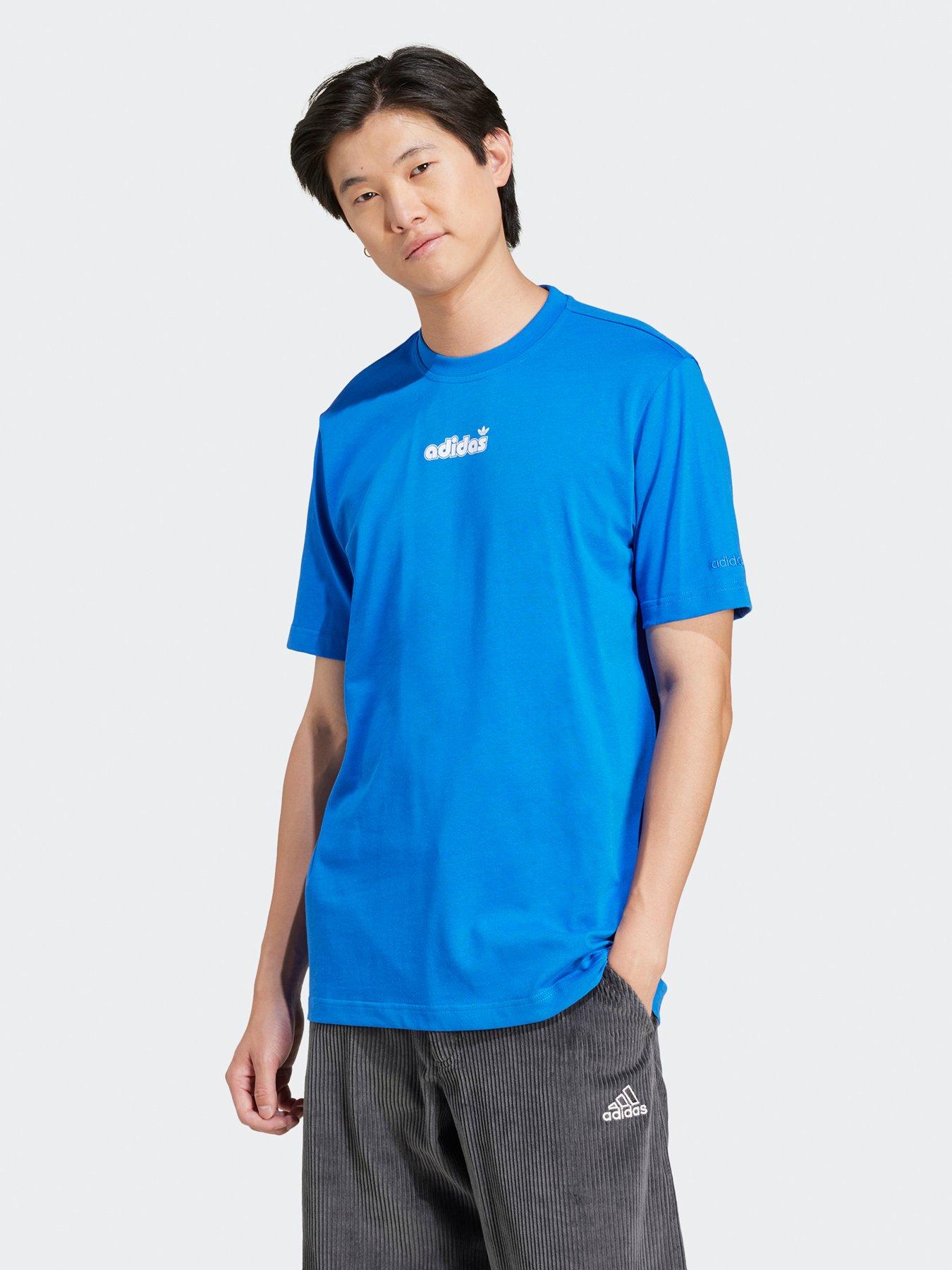 undefined Men's Graphic T-Shirt - Blue