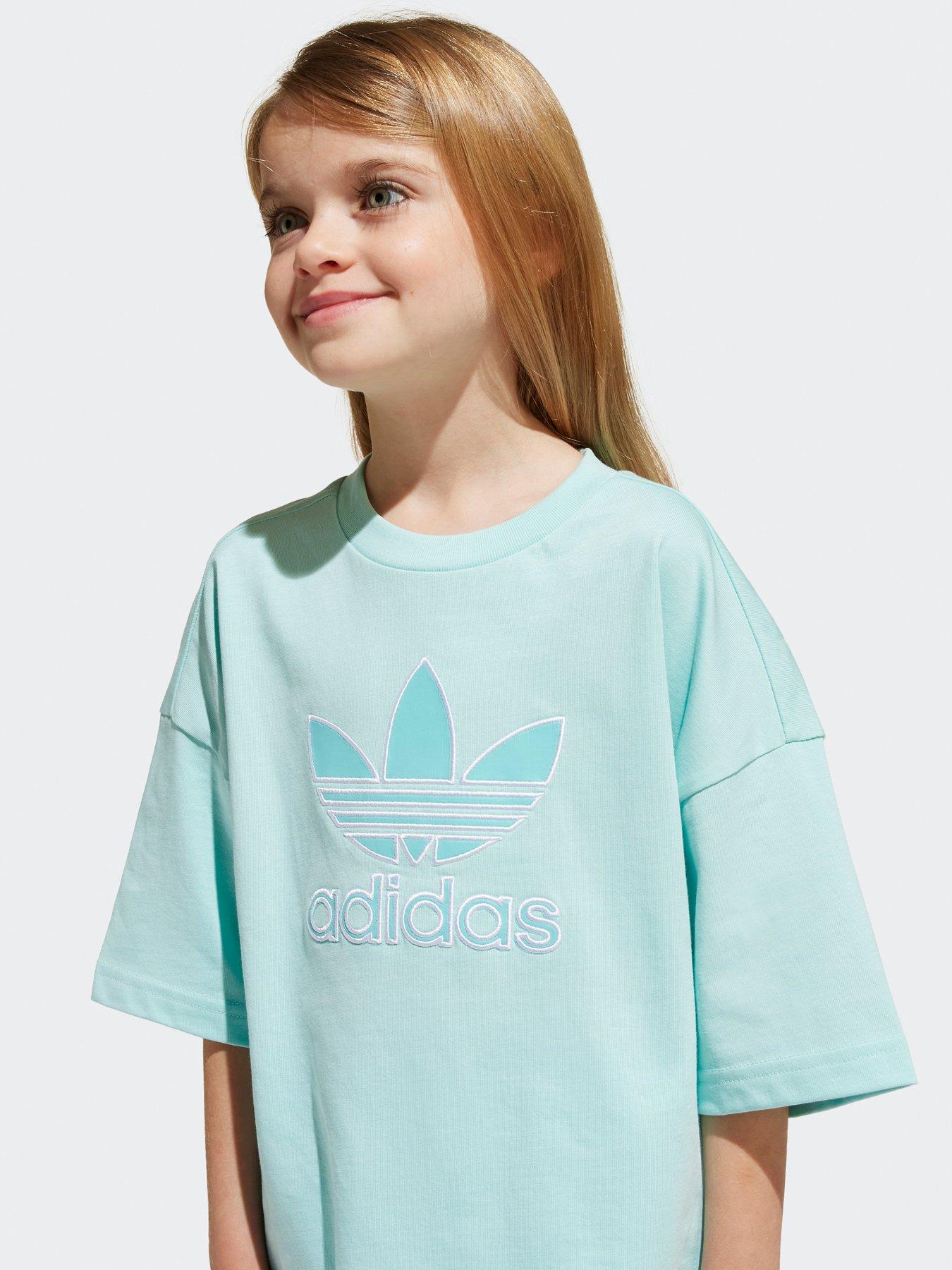 Image 5 of 5 of adidas Originals Kids Unisex Short Tee Set - Turquoise - Blue