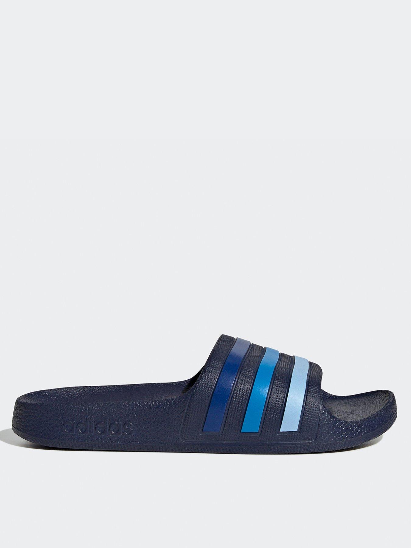 undefined Kids Unisex Adilette Aqua Slides - Blue