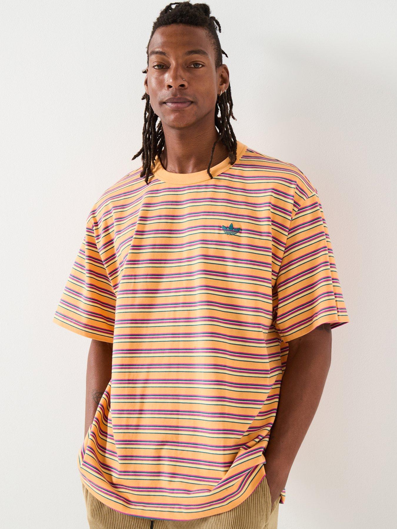 adidas Originals Mens Stripe T-Shirt - Multi