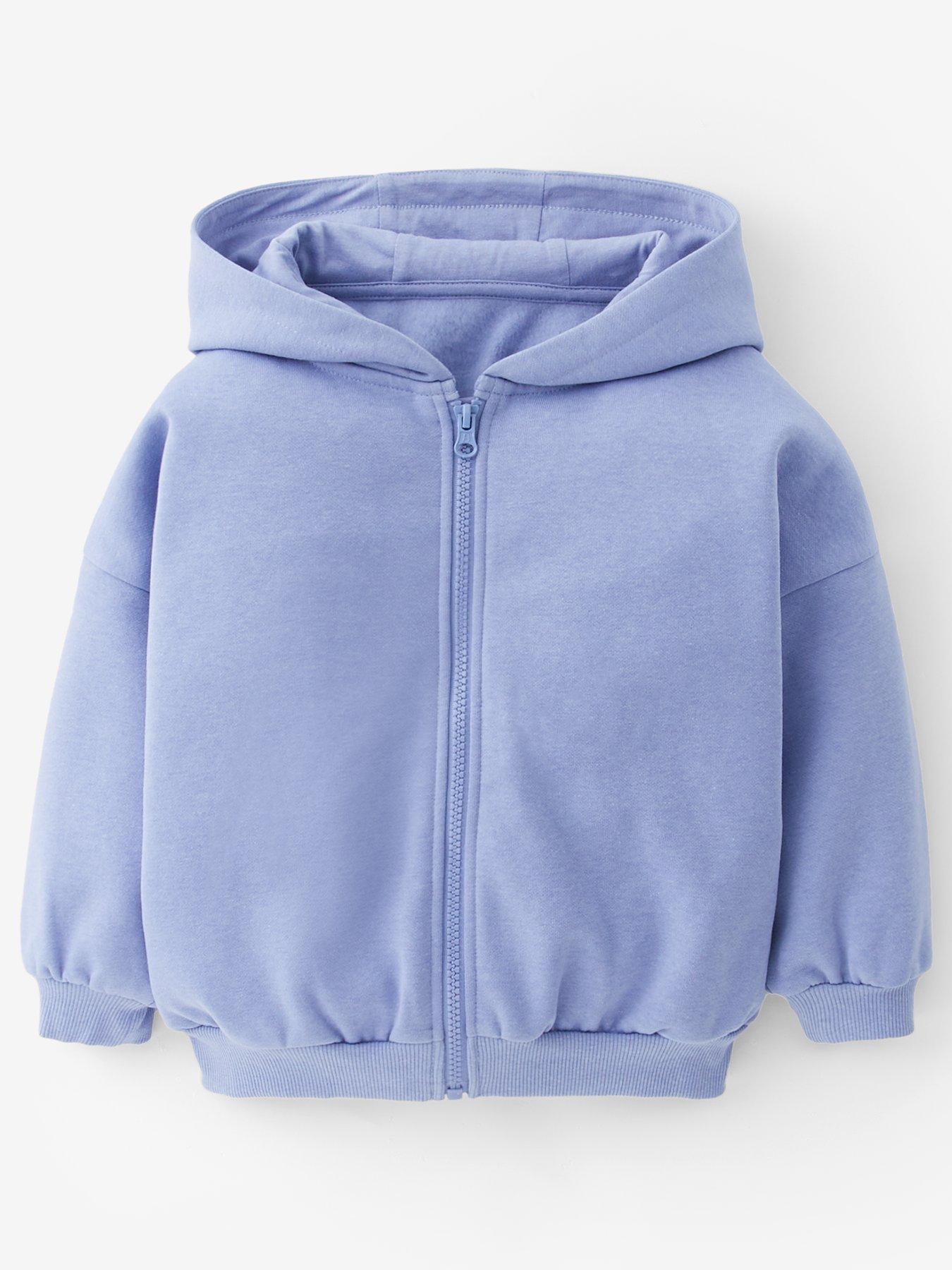 Mini V by Very Girls Zip Up Hoodie - Blue