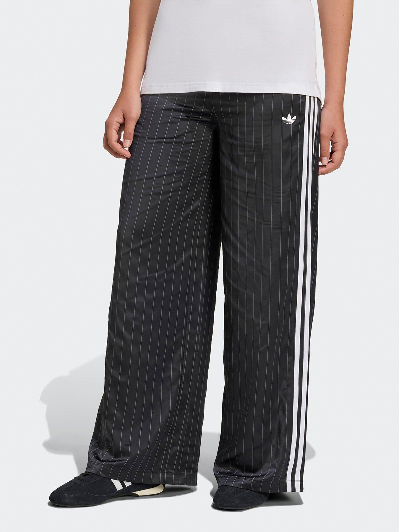 undefined Womens Soccer Summer Satin Wide Leg Pants - Black