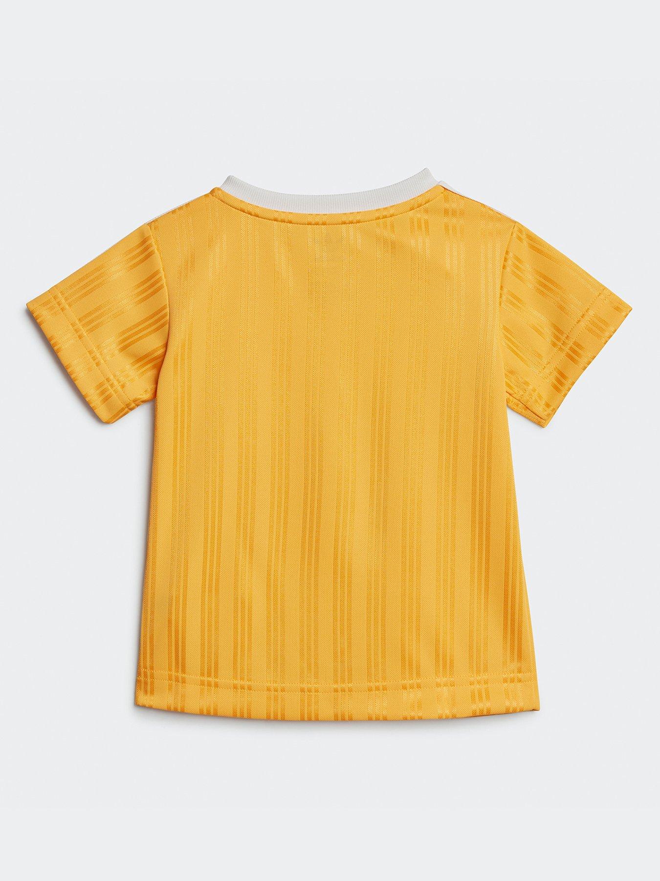 Image 2 of 5 of adidas Originals Infant Unisex Football Tee Set - Gold