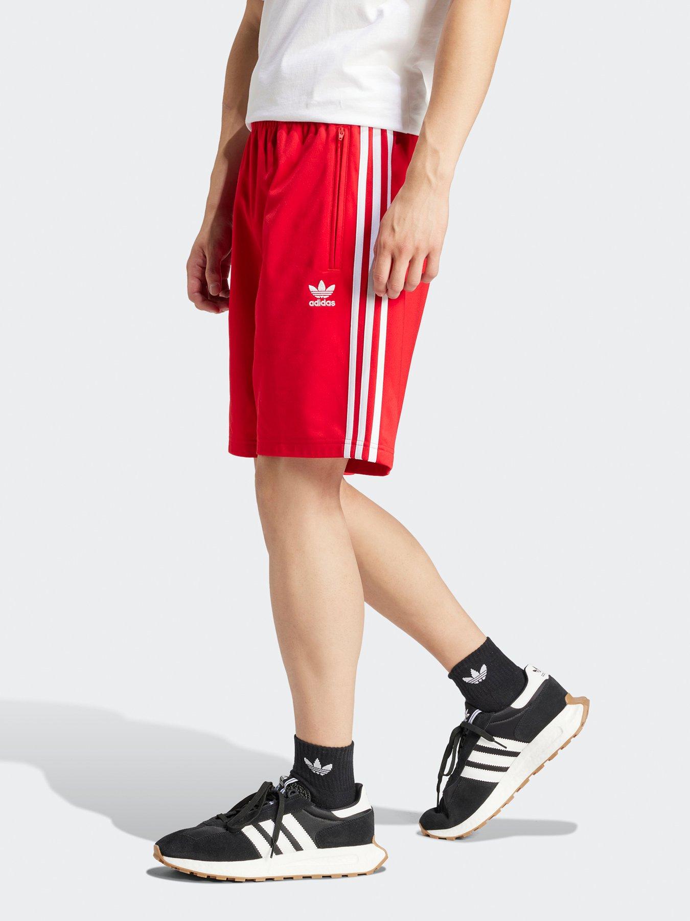 undefined Men's Adicolor Firebird Shorts - Red