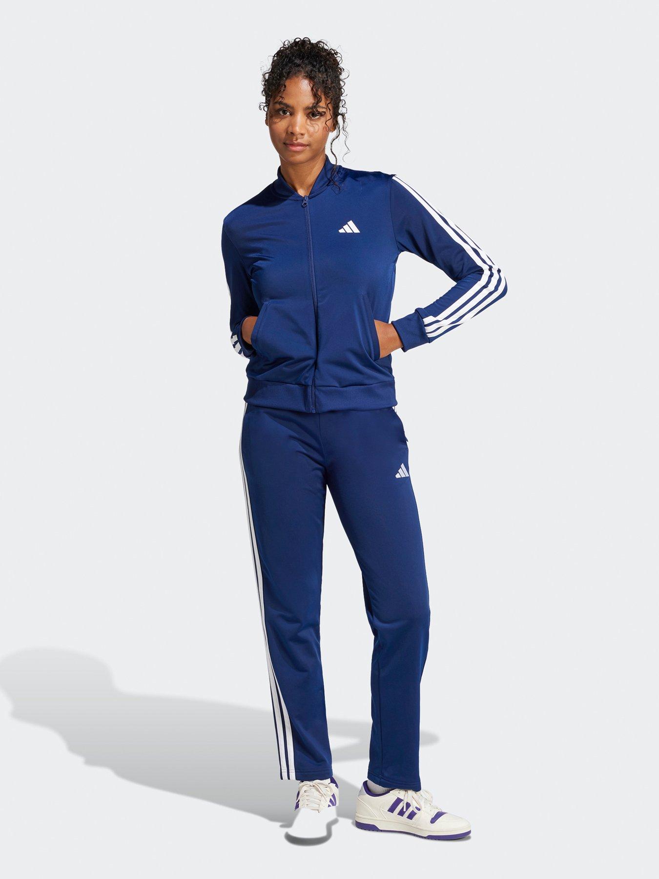 undefined Womens Essentials 3-stripes Track Suit - Blue
