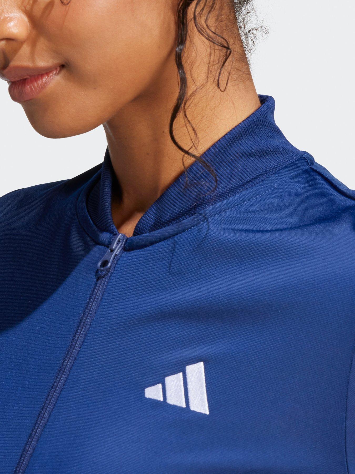 Image 4 of 5 of adidas Sportswear Womens Essentials 3-stripes Track Suit - Blue