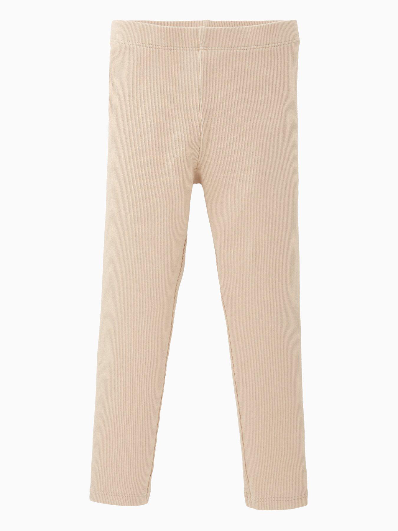 Mini V by Very Girls Rib Leggings - Stone
