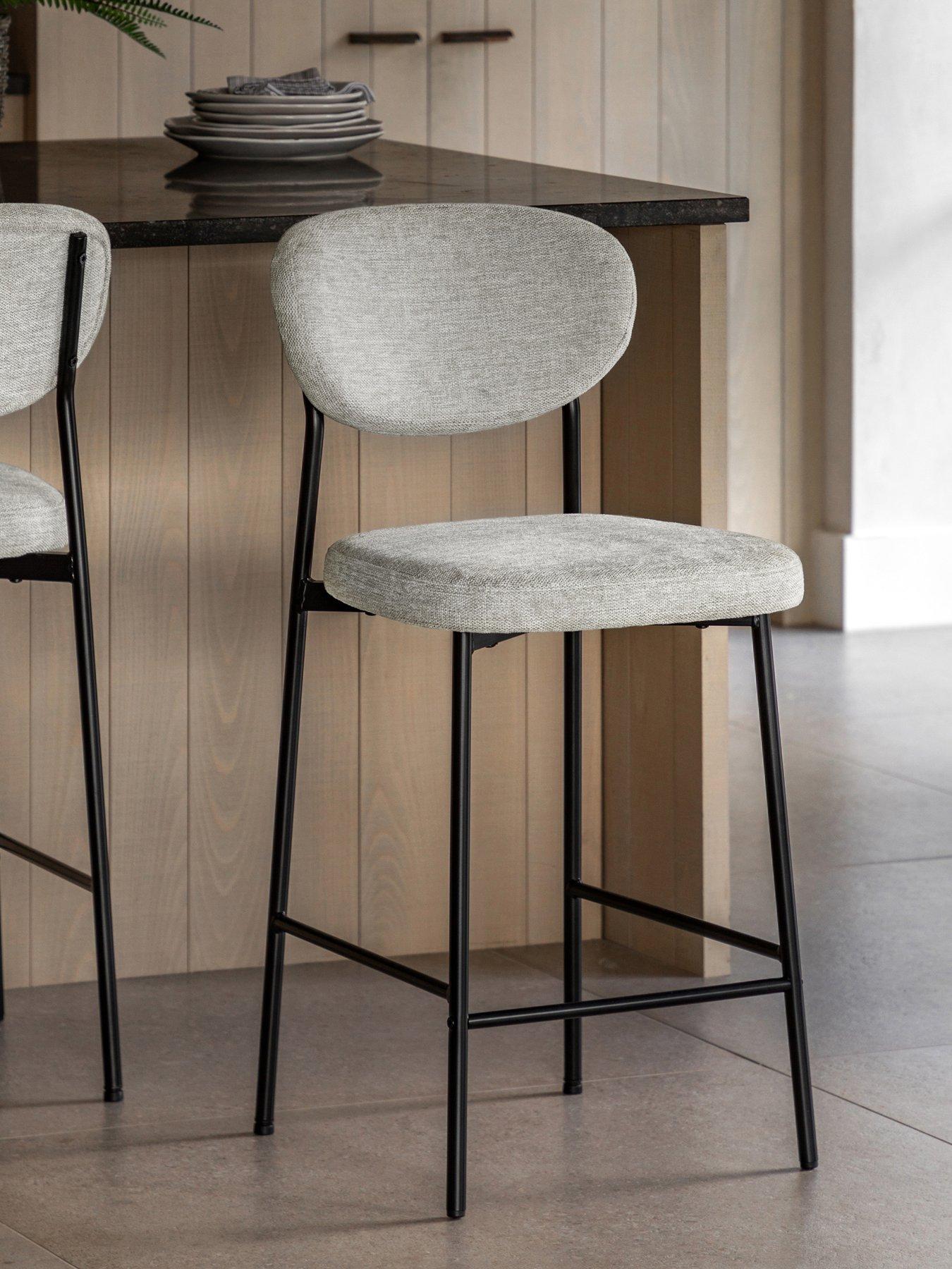 Gallery Direct Set of 2 Kara Natural Bar Stools