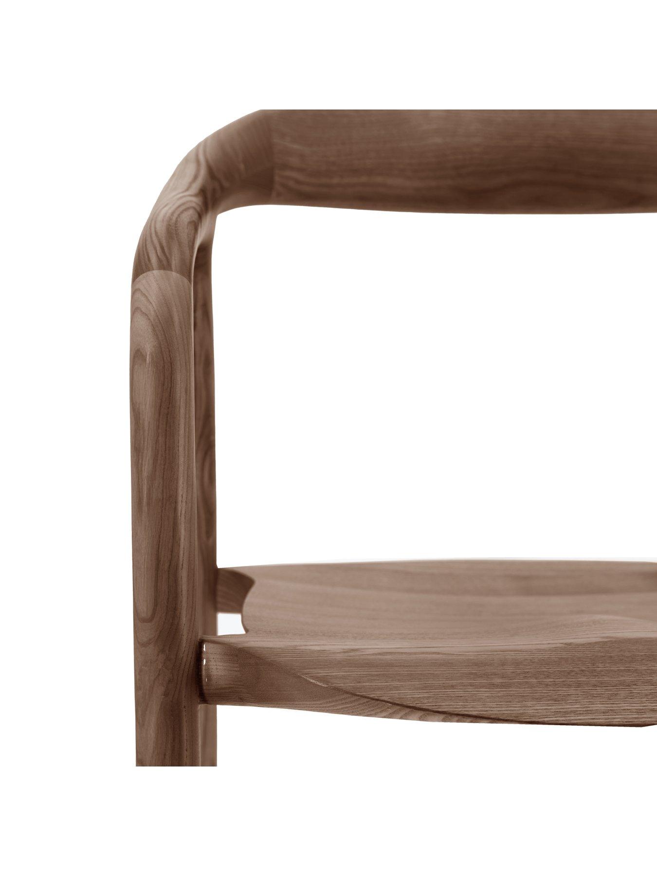Image 4 of 5 of Gallery Rayan&nbsp;Ready Assembled 2 Pack Dining Chairs - Walnut