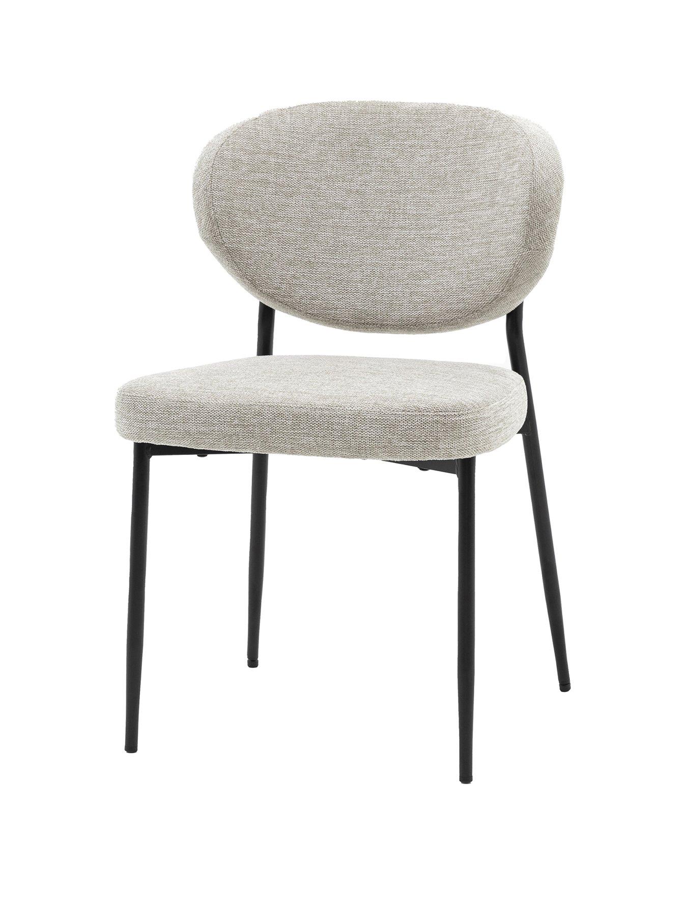 Image 3 of 7 of Gallery Direct Set of 2 Kara Natural Dining Chairs