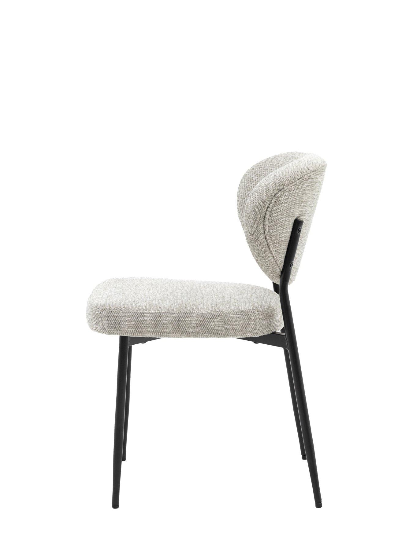 Image 7 of 7 of Gallery Direct Set of 2 Kara Natural Dining Chairs