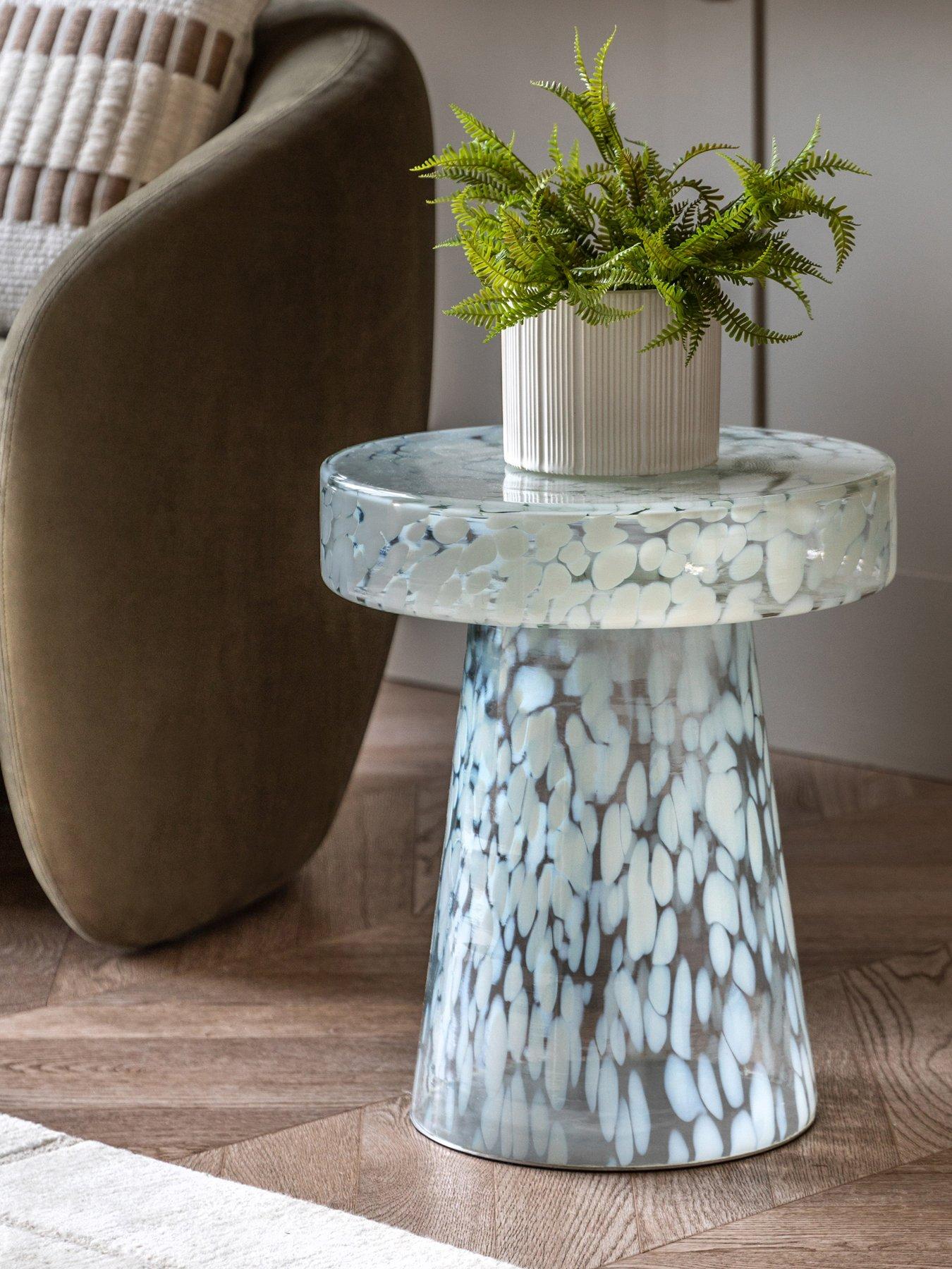 undefined Ayma Ready Assembled Side Table - White