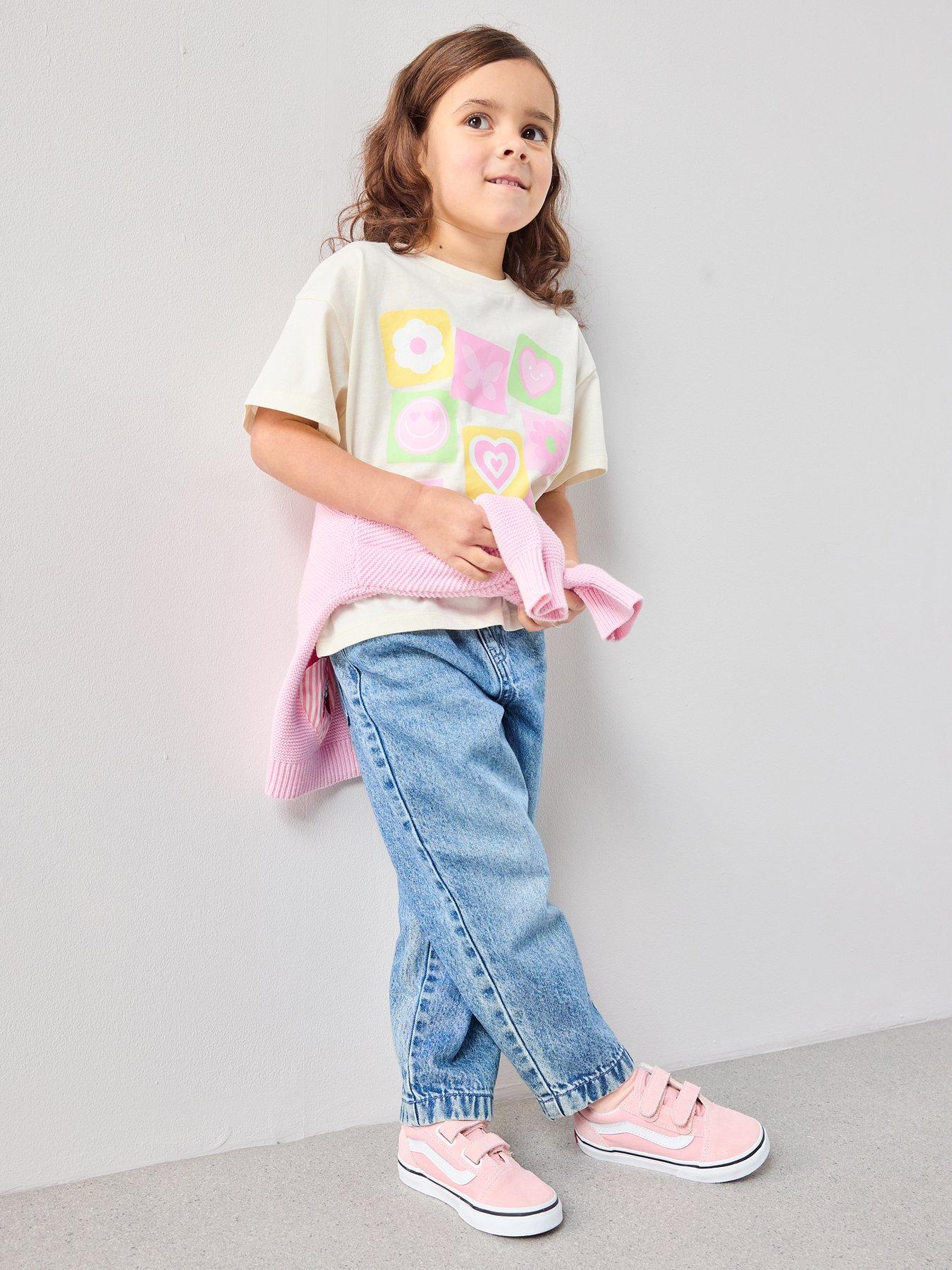 Image 3 of 6 of The Very Collection Girls Mom Jean - Light Wash