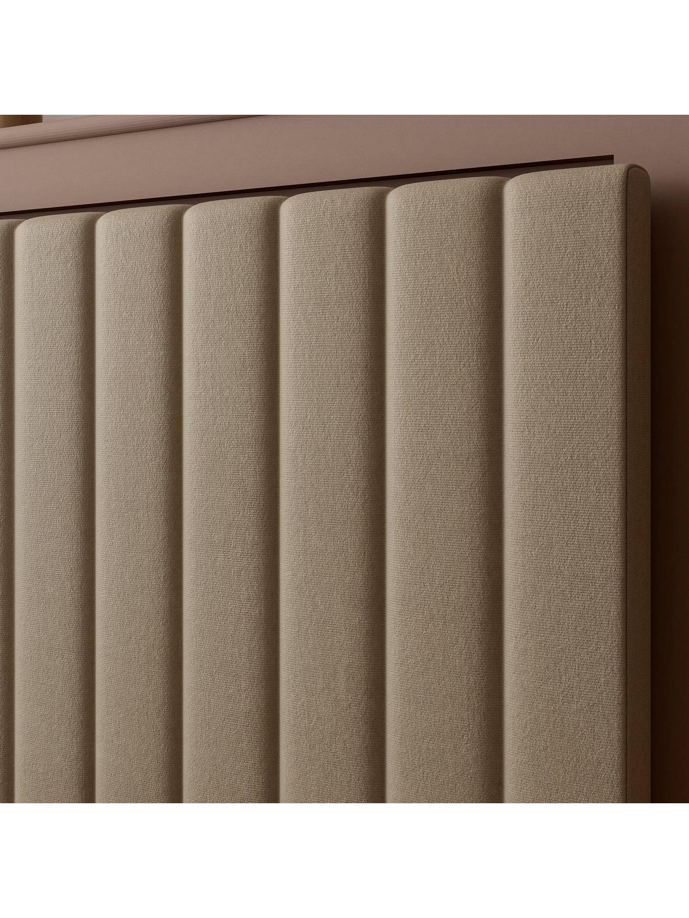Image 4 of 8 of XR Living Maisie Velvet Ottoman&nbsp;Bed with Underbed Lighting