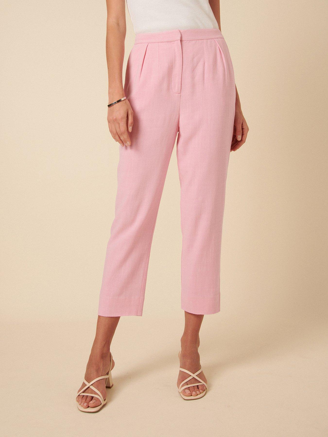 undefined Tapered Trouser - Pink