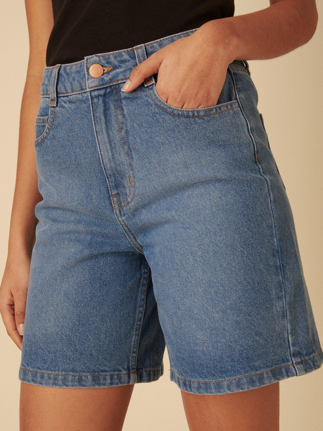 undefined Brixton Denim Short - Blue