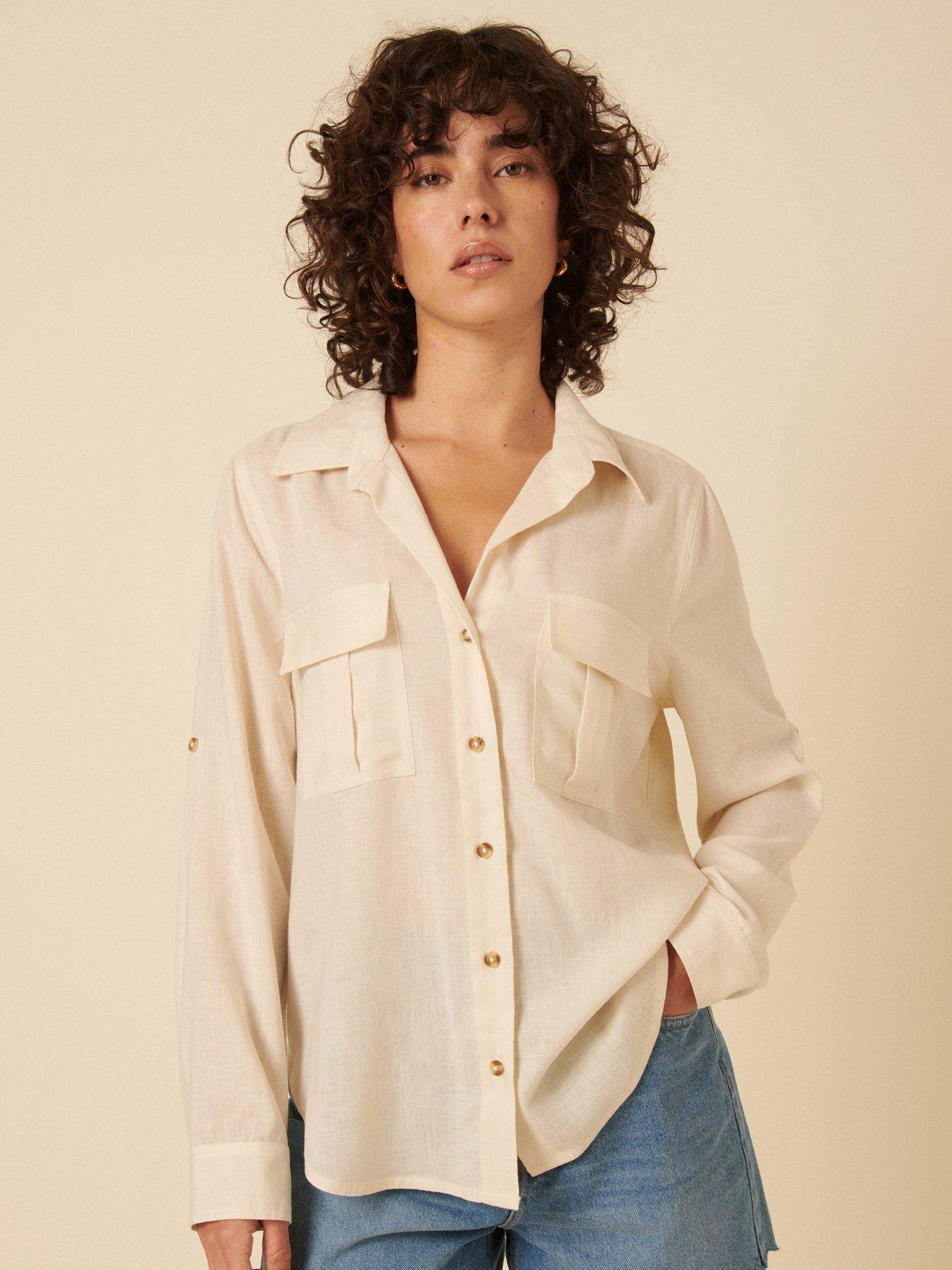 undefined Sandrine Blouse - White