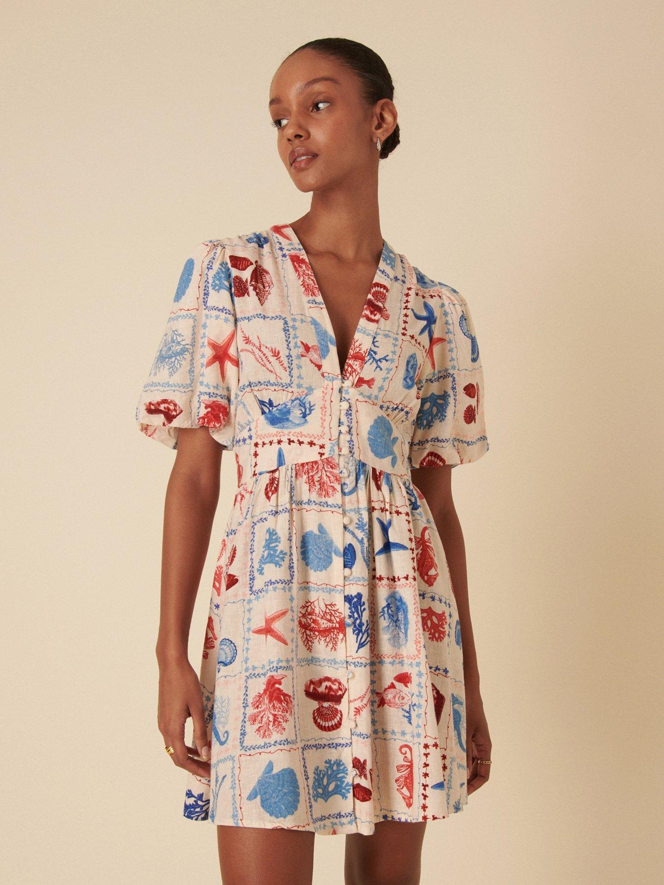 undefined Starlight Print Mini Dress - Multi