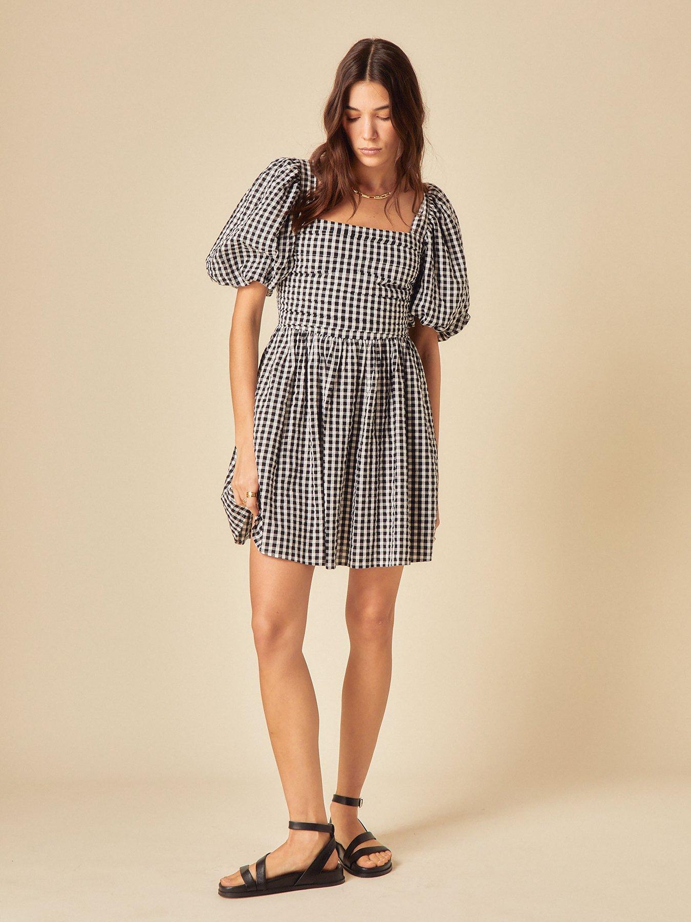 undefined Nova Mini Dress - Black