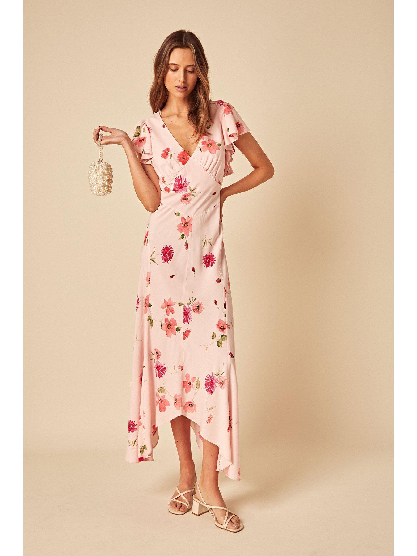 Image 3 of 5 of Nobodys Child Loubella Floral Midi Dress - Pink