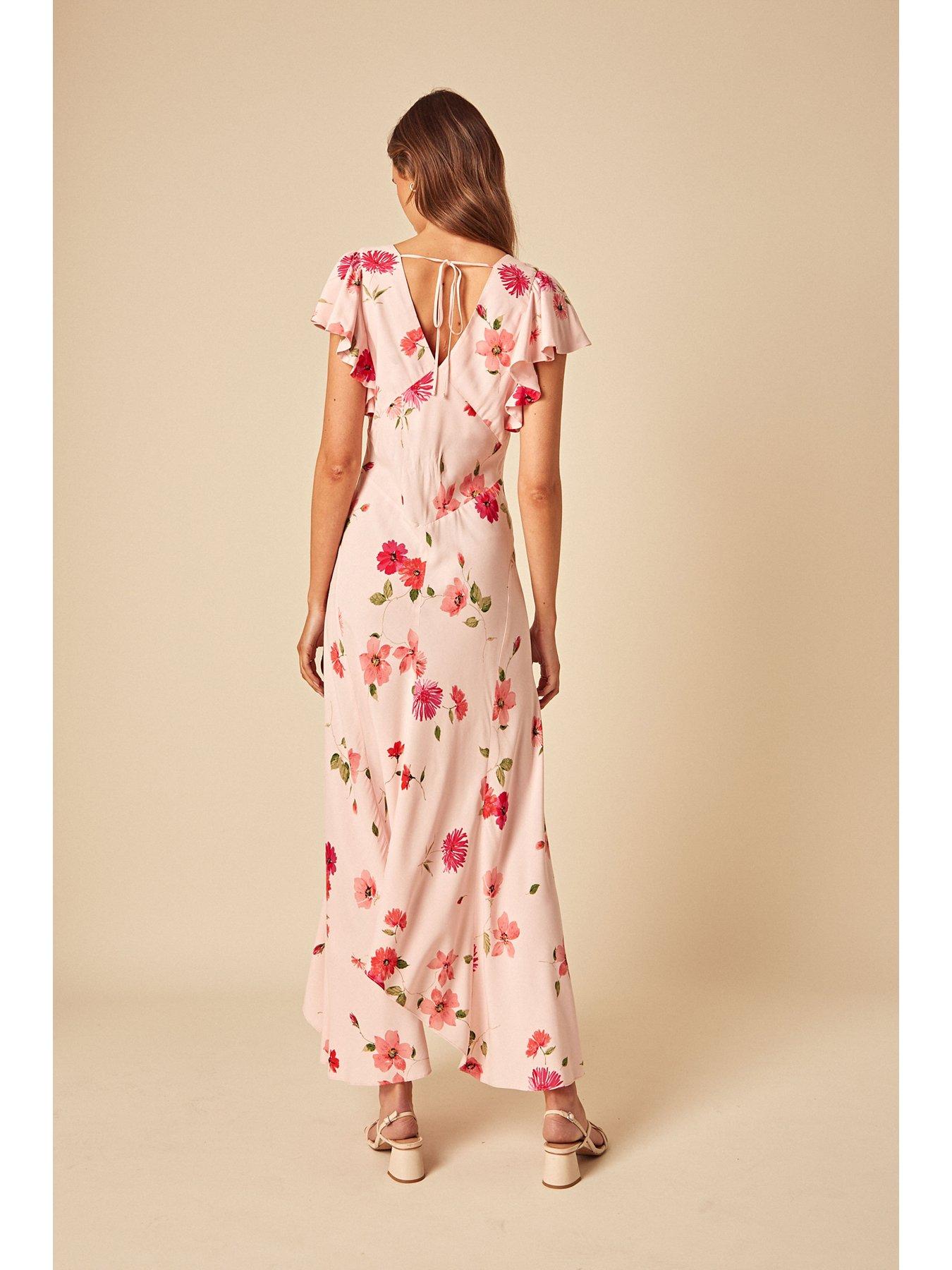 Image 4 of 5 of Nobodys Child Loubella Floral Midi Dress - Pink