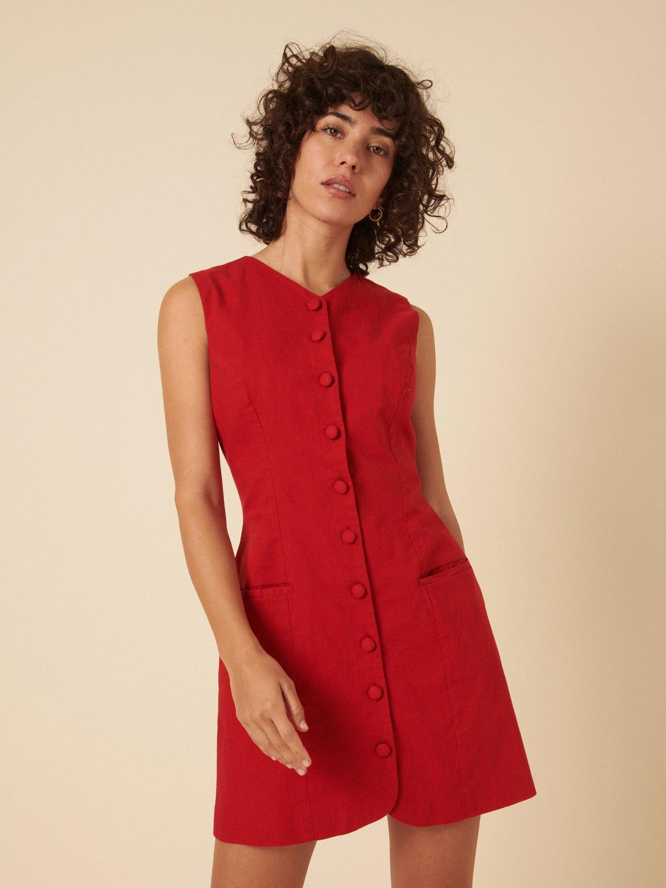 undefined Yana Mini Dress - Red