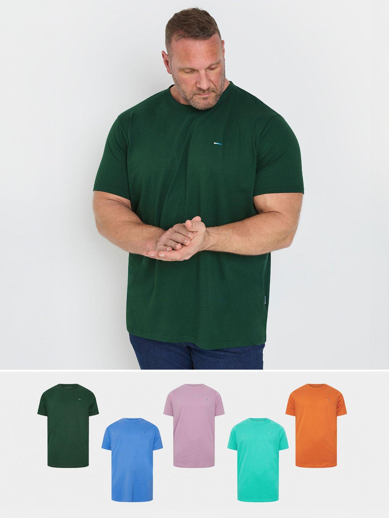Image 1 of 5 of BadRhino 5 Pack of T-Shirts - Multi