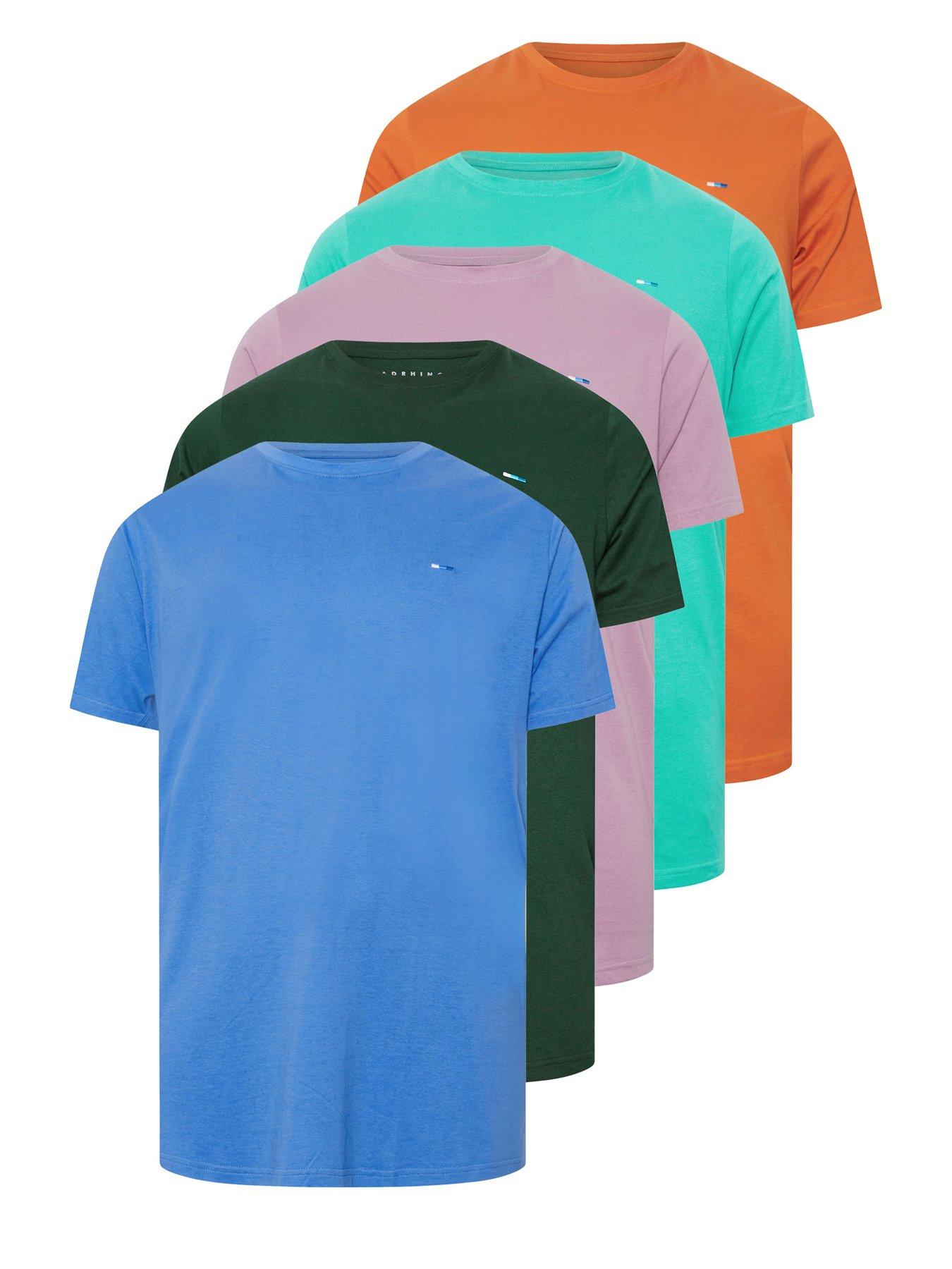Image 5 of 5 of BadRhino 5 Pack of T-Shirts - Multi