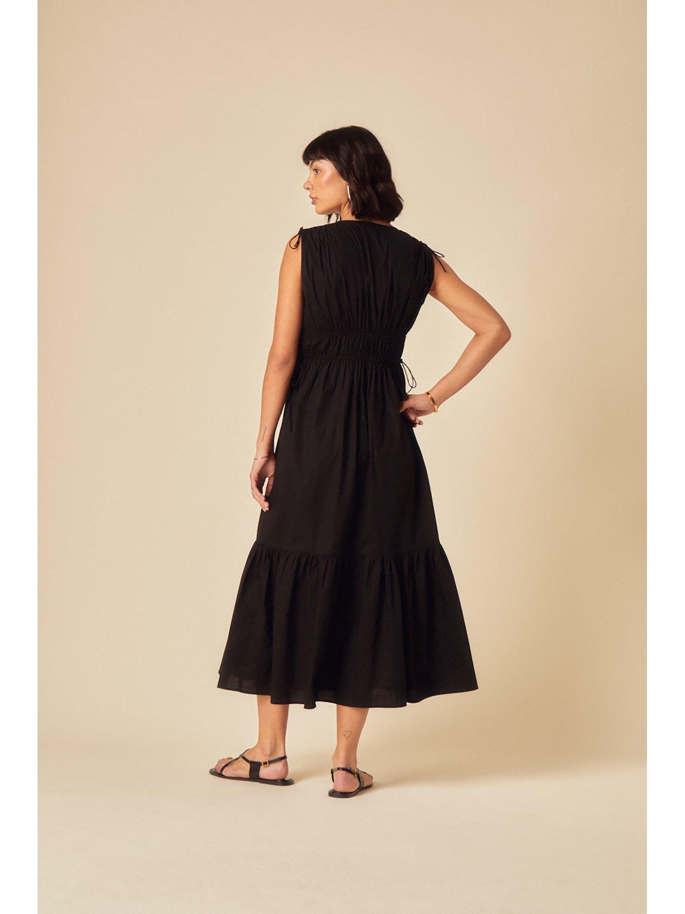 Image 2 of 5 of Nobodys Child Ianthe Midi Dress - Black