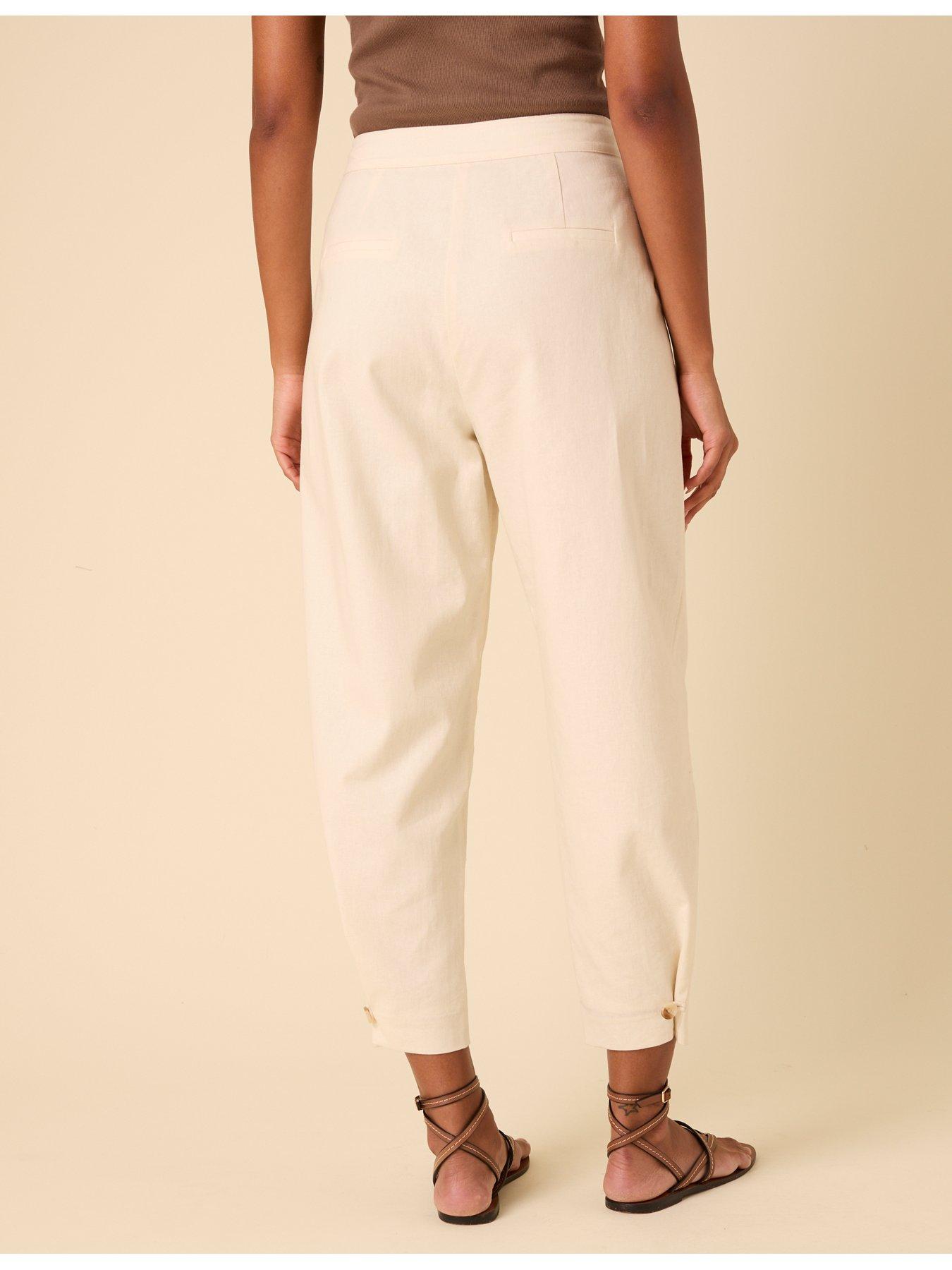 Image 2 of 4 of Nobodys Child Barrel Leg Trouser - Cream