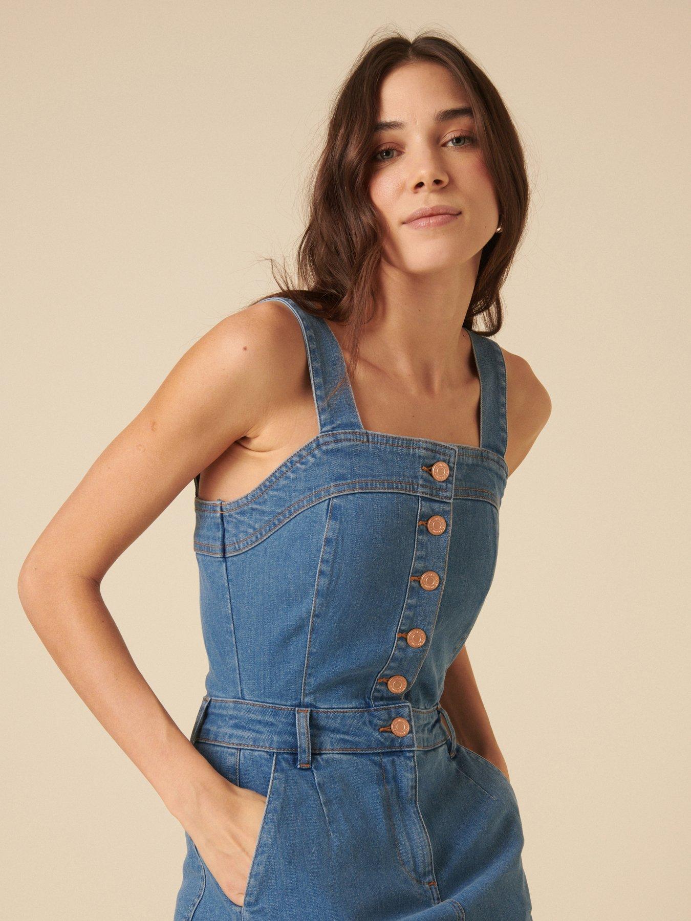 Image 2 of 4 of Nobodys Child Aster Jumpsuit - Blue