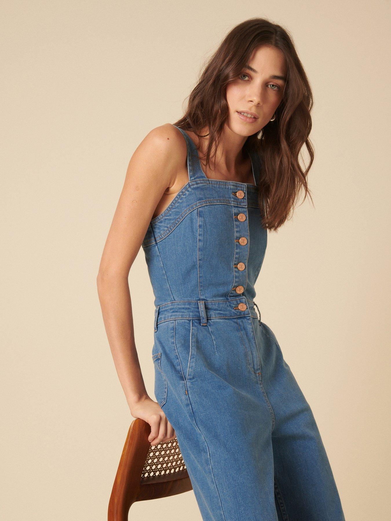 Image 4 of 4 of Nobodys Child Aster Jumpsuit - Blue