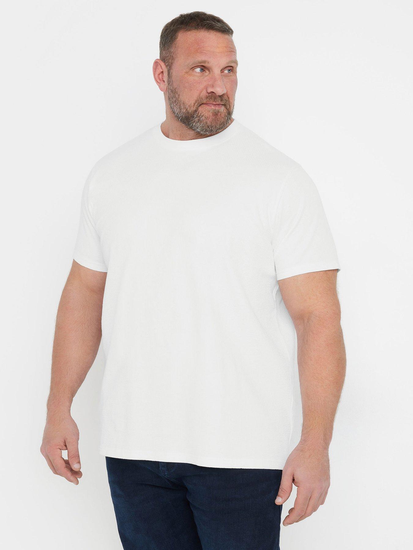 undefined Seersucker Textured T-Shirt - Natural